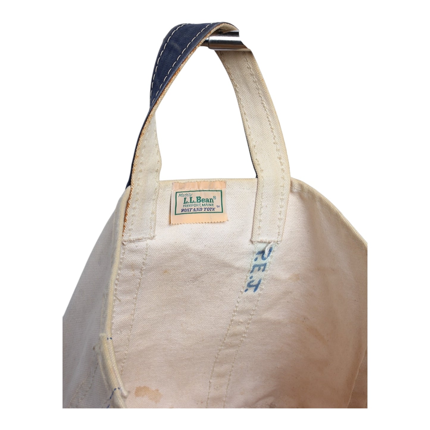 80s Crinkle cut LL Bean boat and tote