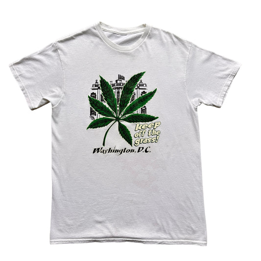 Keep off the grass washington DC weed tee small