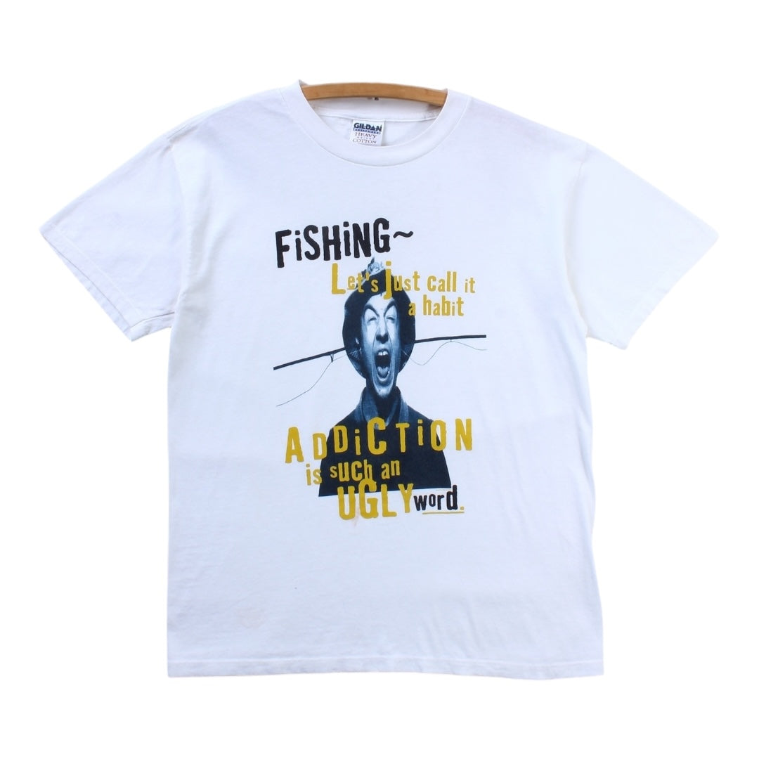Fishing habit tee medium