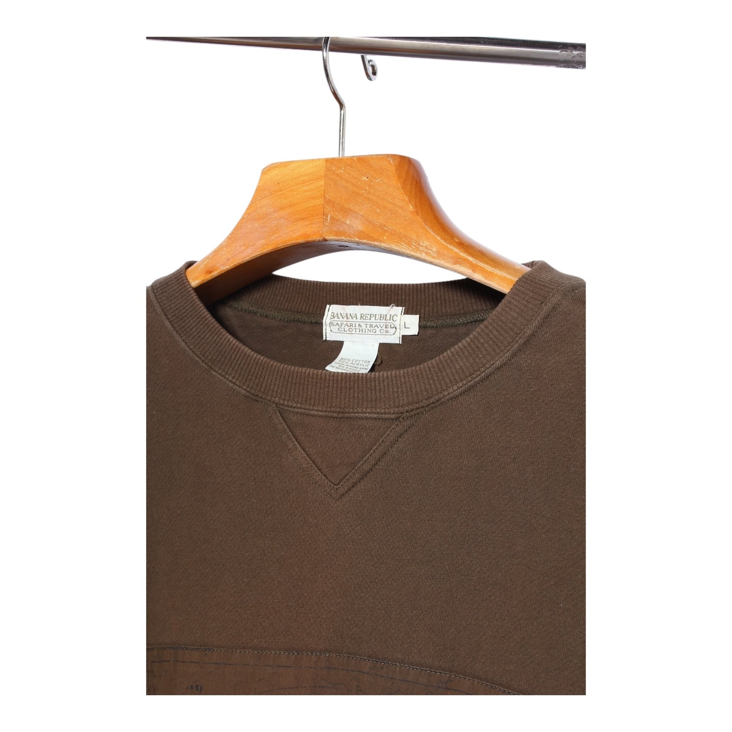 90s Banana republic safari crewneck large