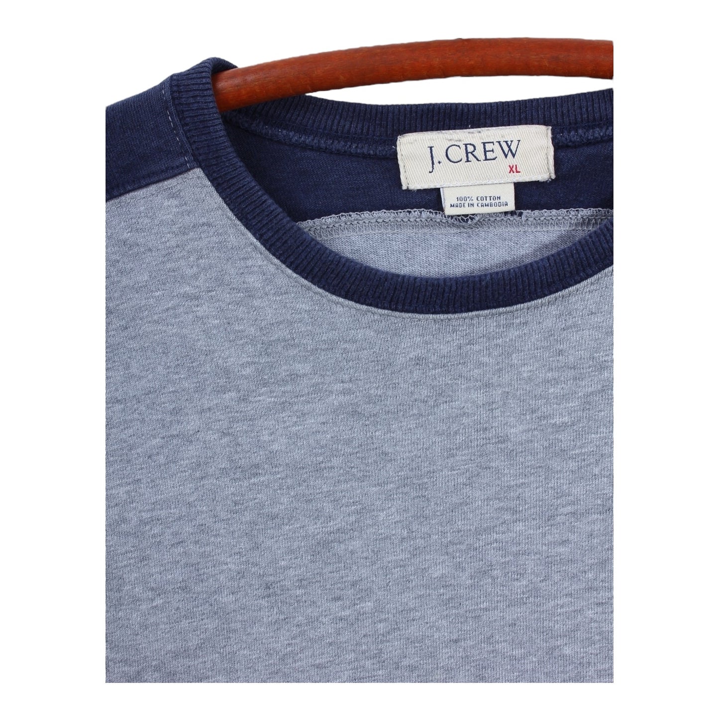 90s J crew heavy cotton jersey longsleeve XL