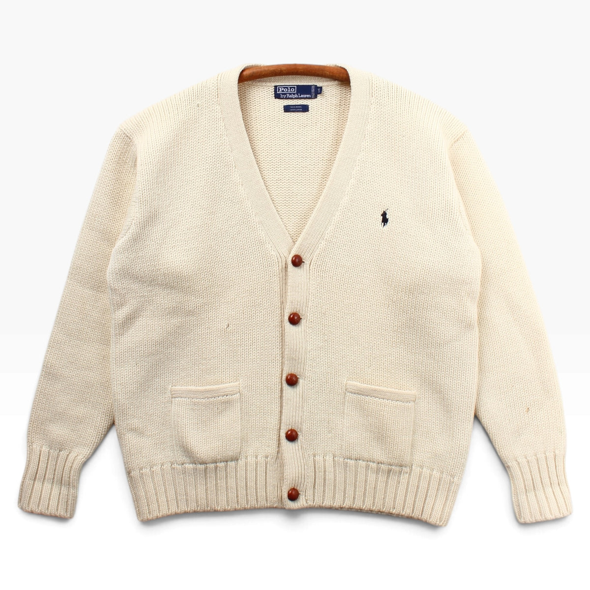 90s Polo Ralph Lauren wool cardigan sweater M/L