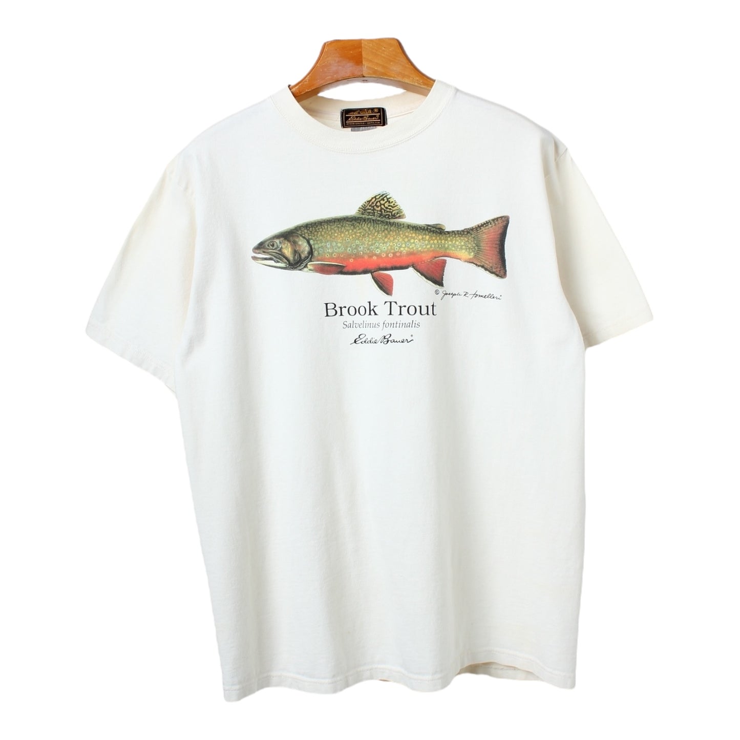 90s Brook trout eddie bauer tee L/XL