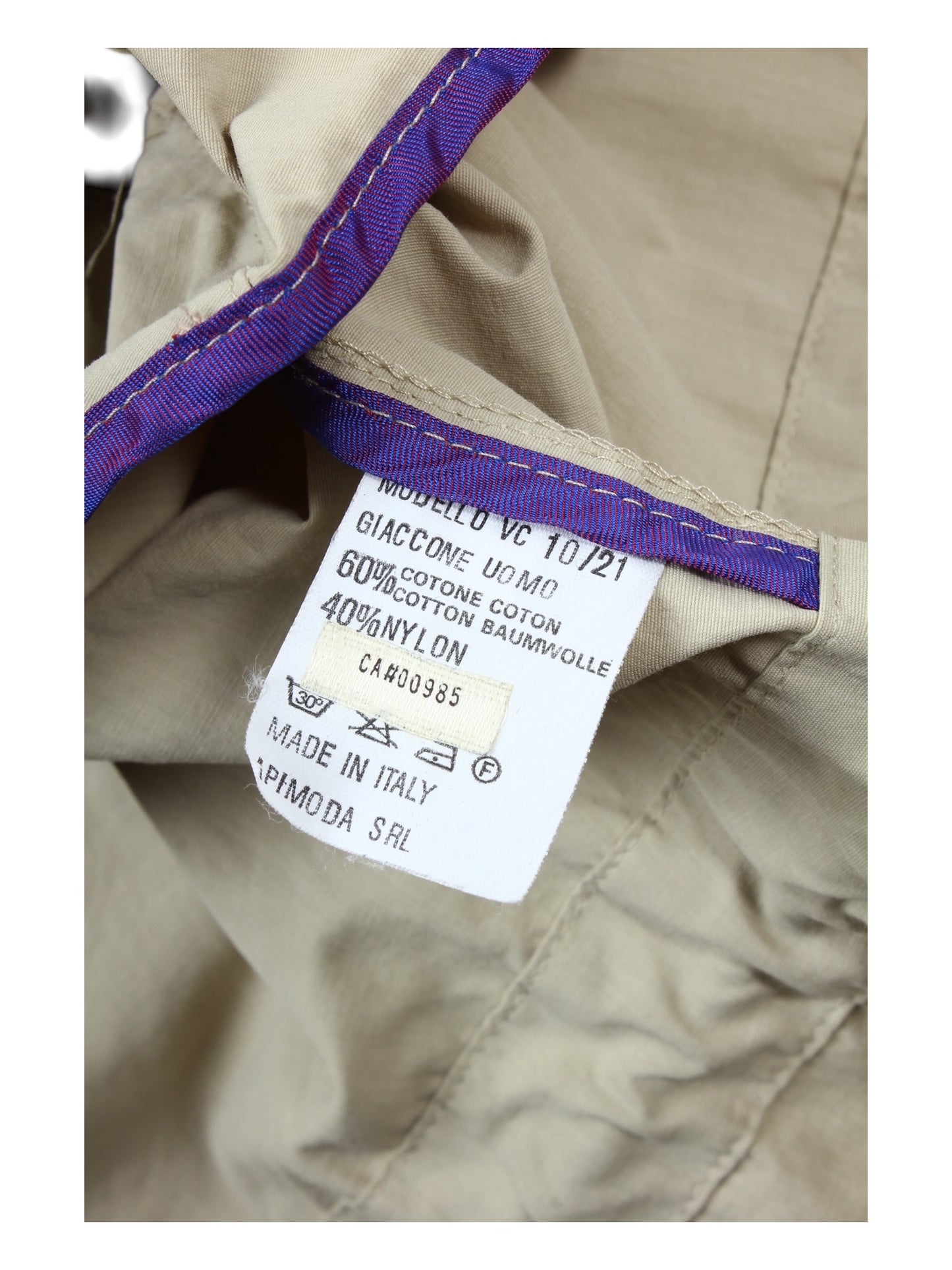 Emporio Armani cotton blend parka Made in italy🇮🇹 L/XL