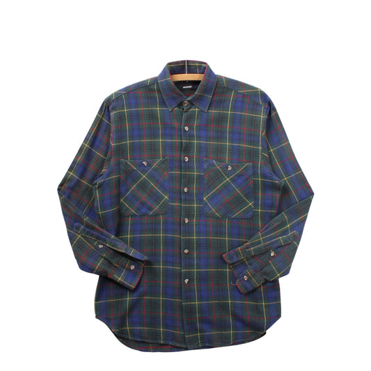 80s Plaid flannel medium