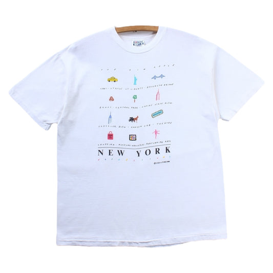 80s New York the big apple tee large