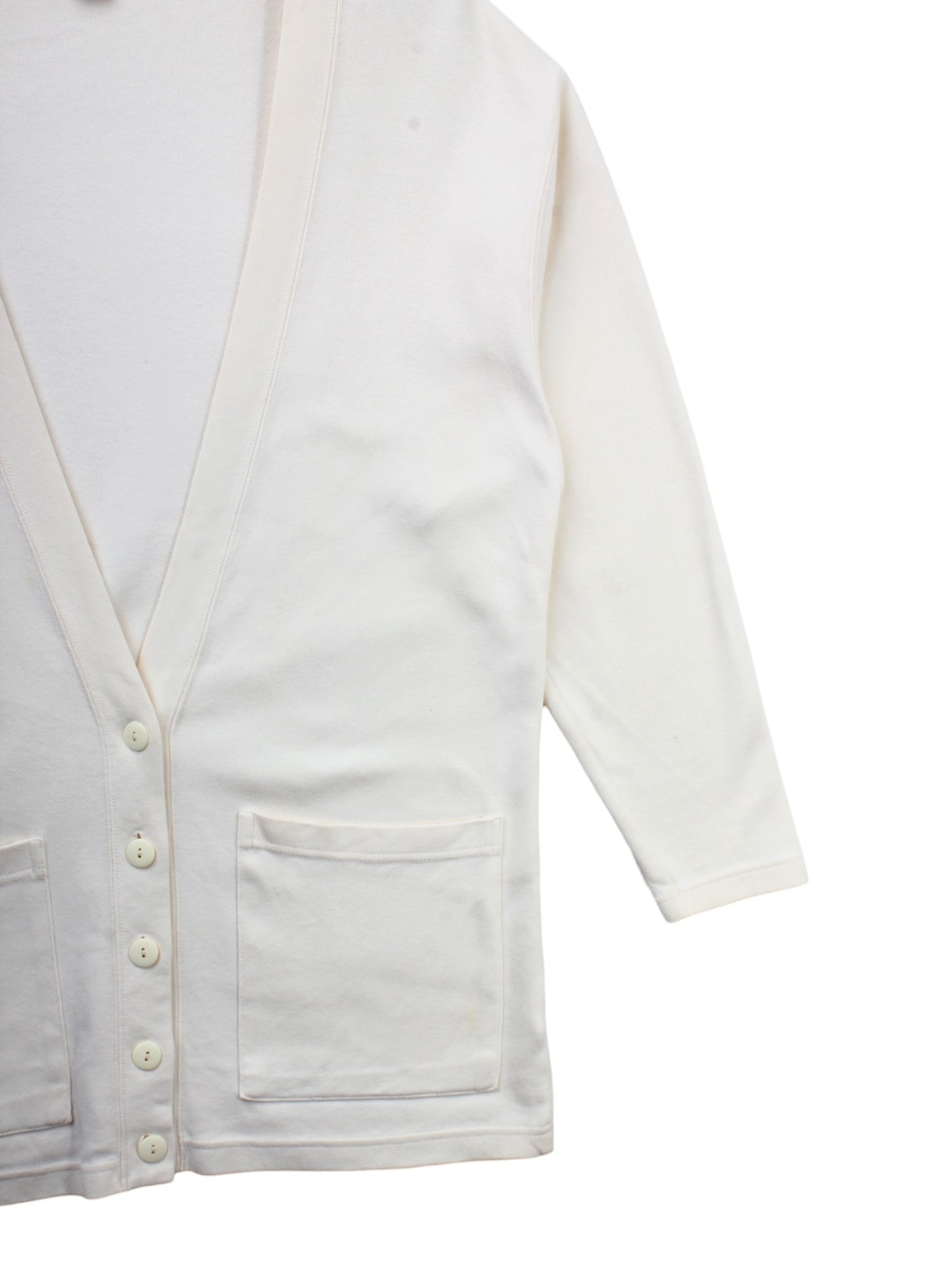 80s Abercrombie & Fitch cotton cardigan Medium