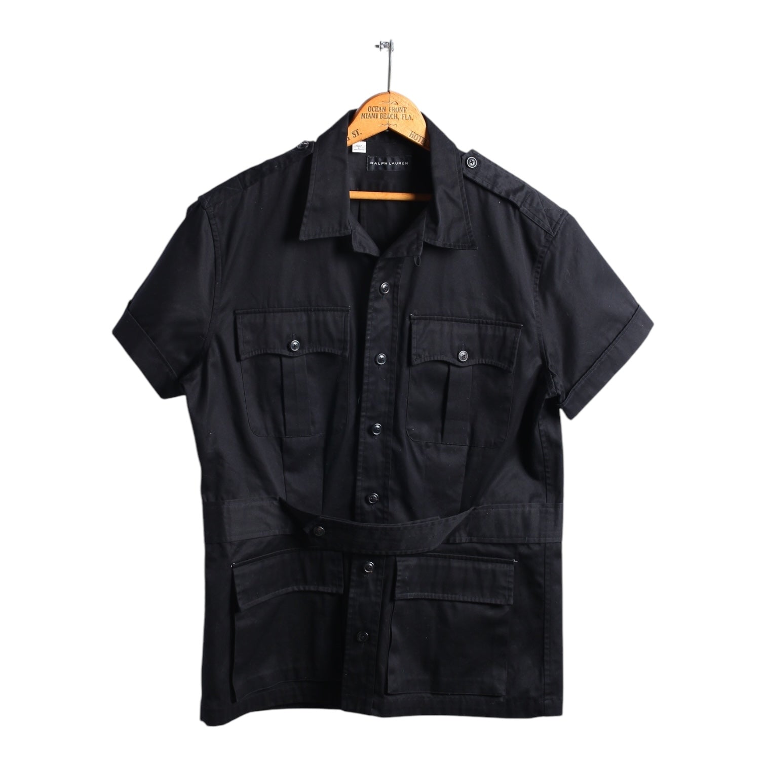 Ralph Lauren Collection safari style シャツ Ralph lauren black label safari shirt M/L – Vintage Sponsor