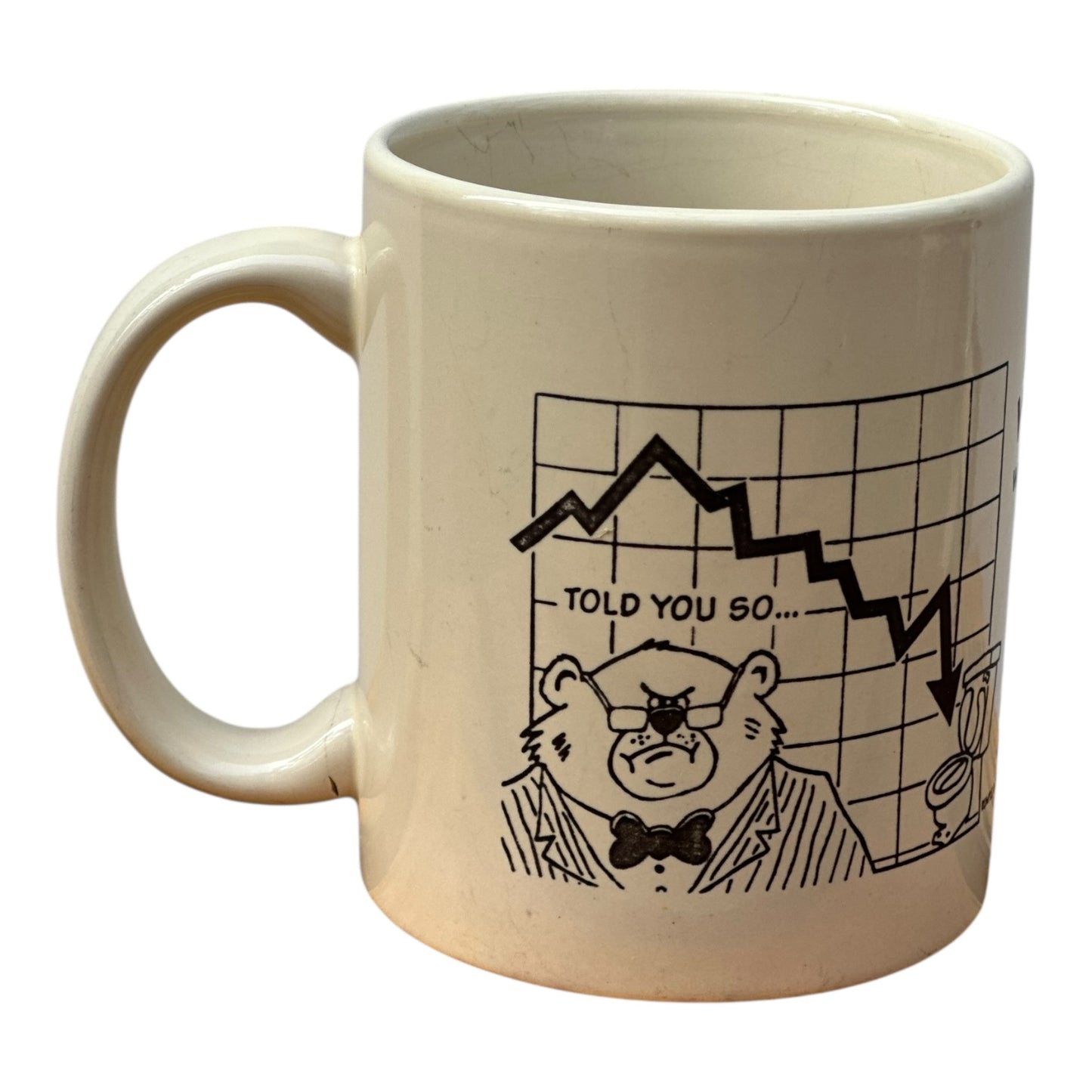 Stock Market wis-doom mug