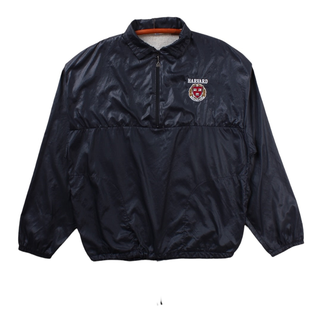 90s Harvard windbreaker large