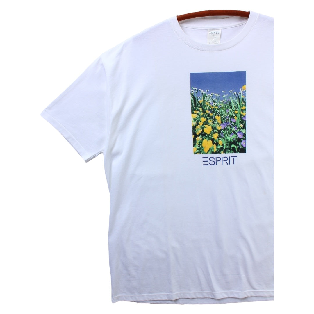 90s Esprit flowers tee XL