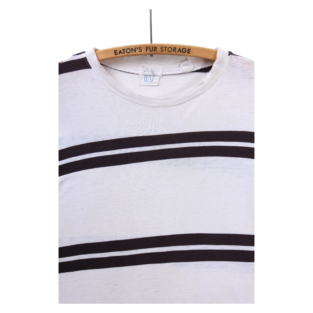 90s Gap striped tee. well worn Large