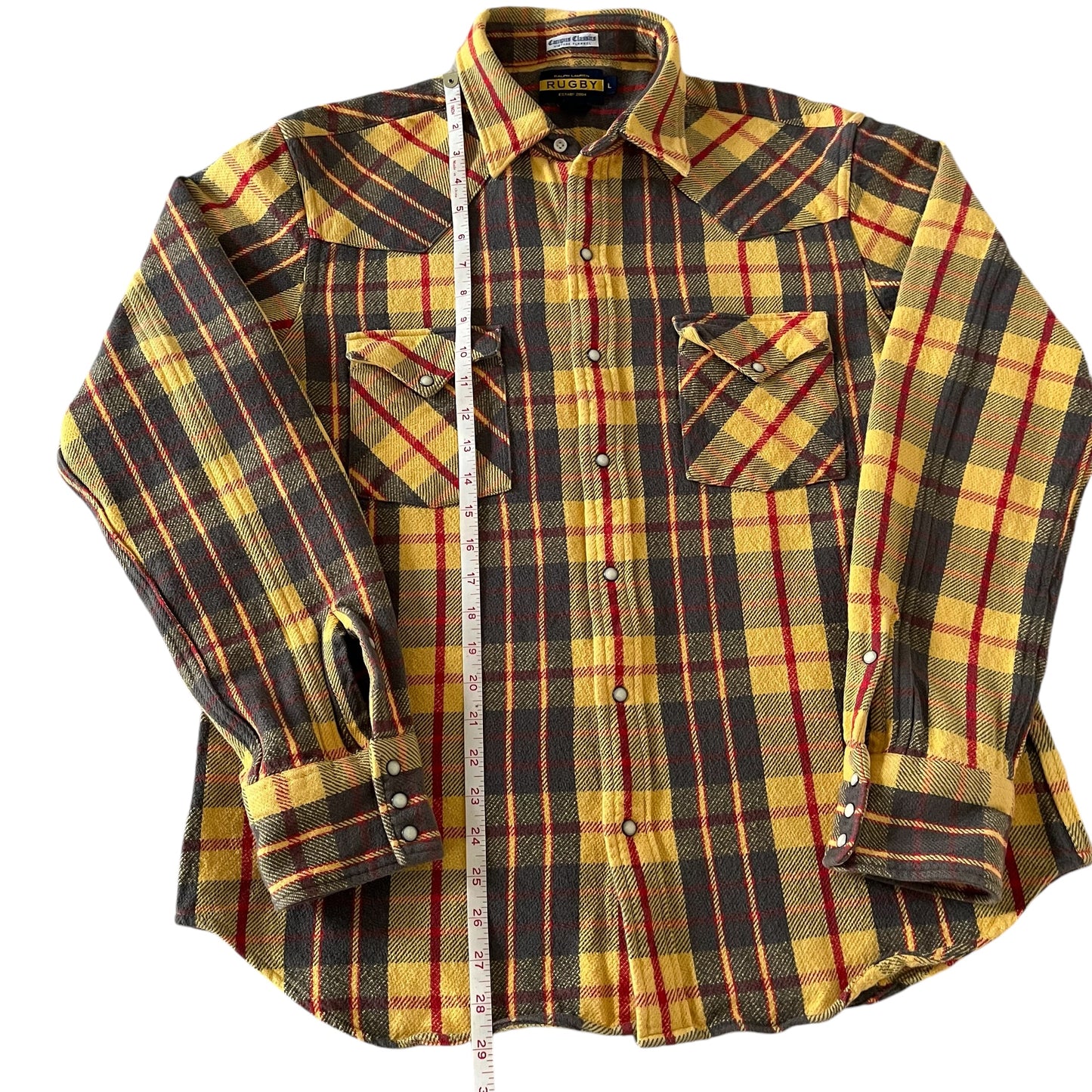 Ralph Lauren rugby heavy flannel large