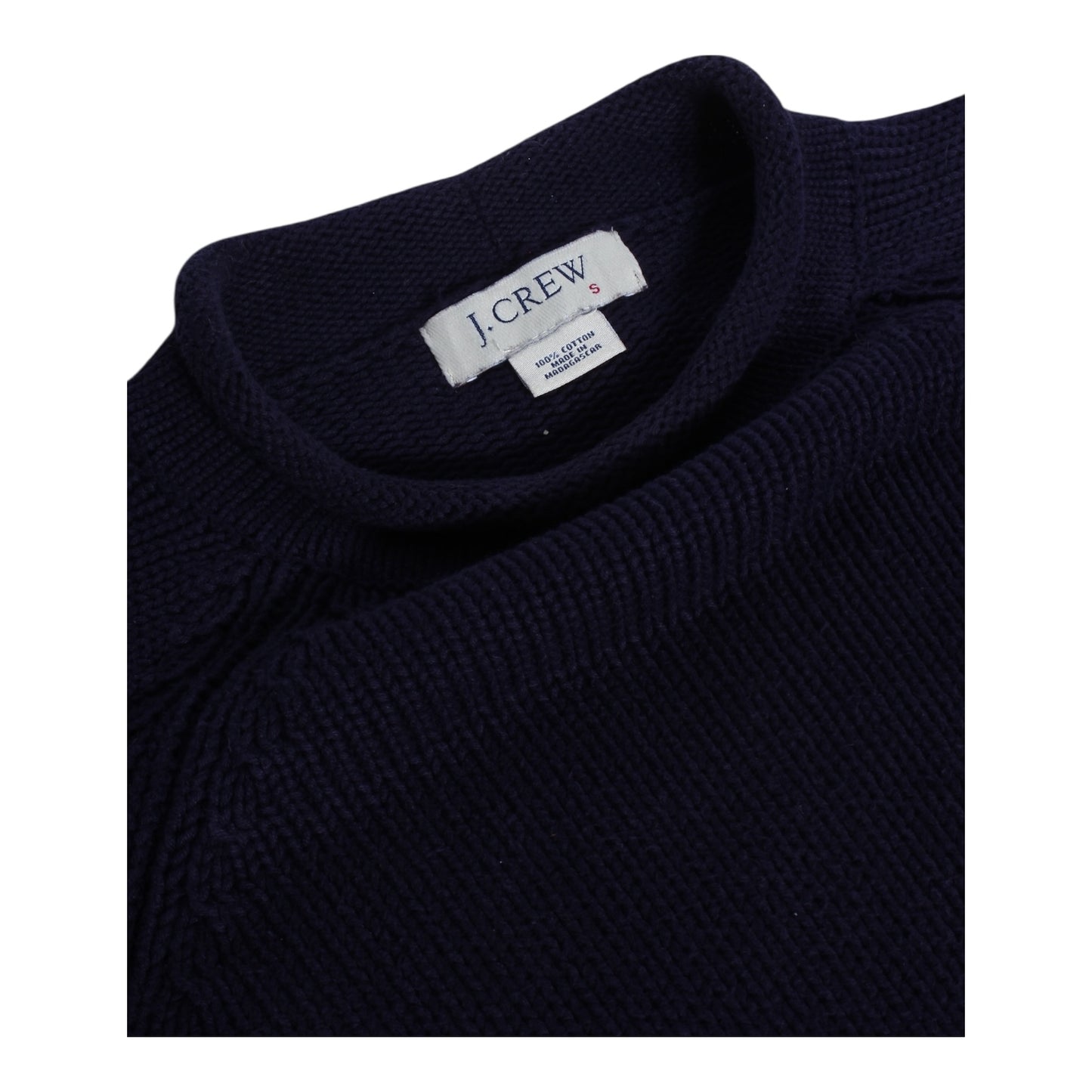 90s J crew rollneck cotton sweater small