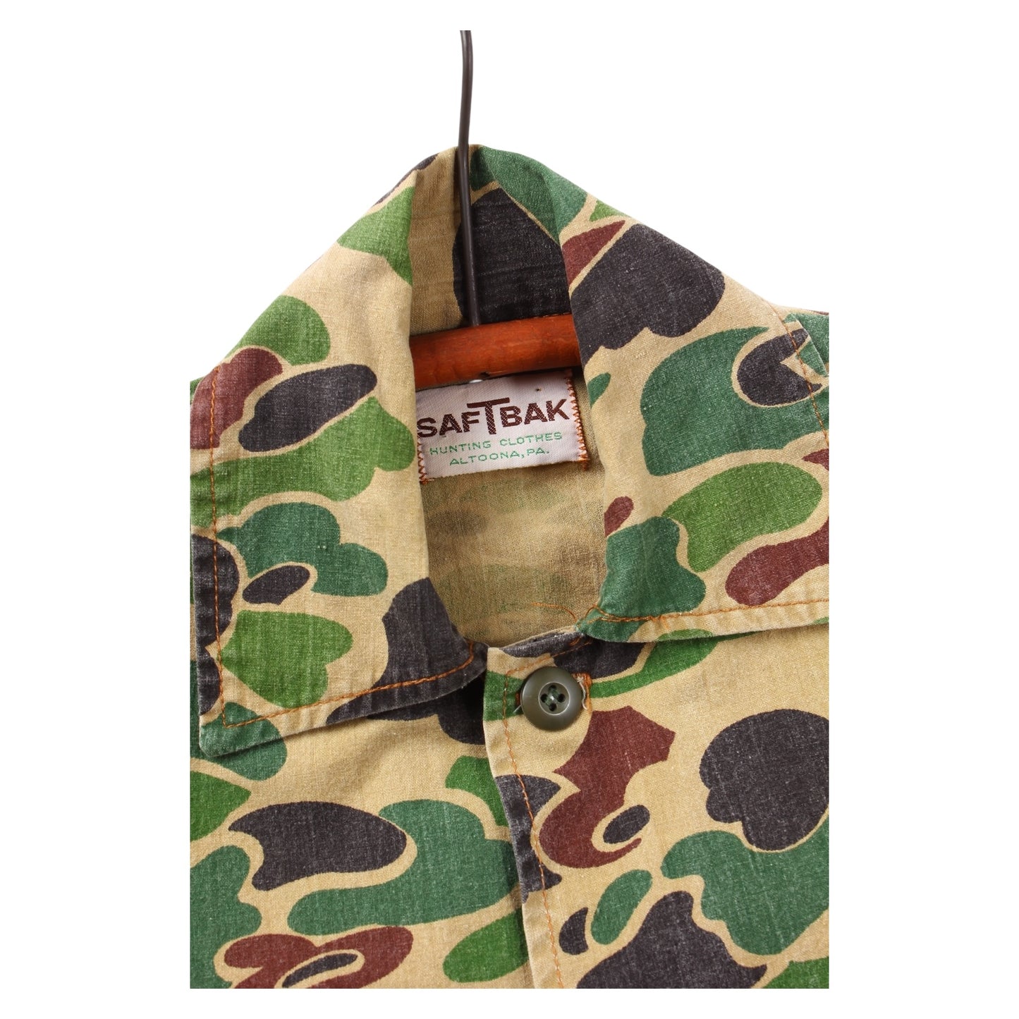80s Duck camo shirt jacket Small