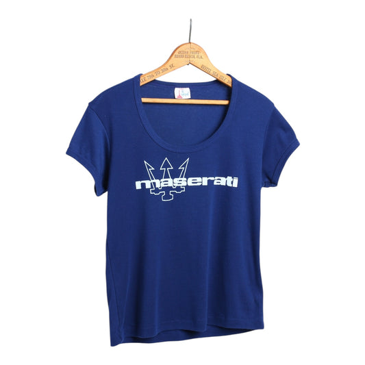 70s Maserati women’s baby tee small