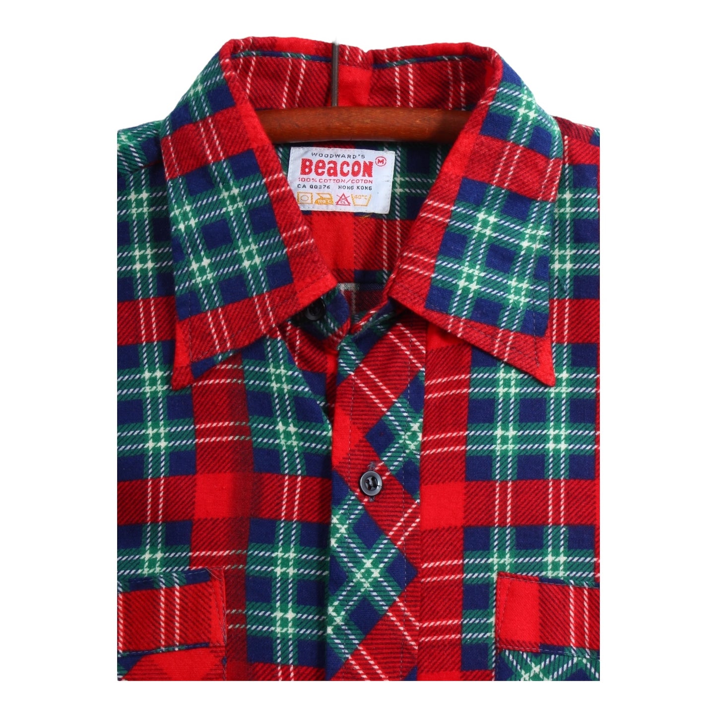80s Christmas Flannel large