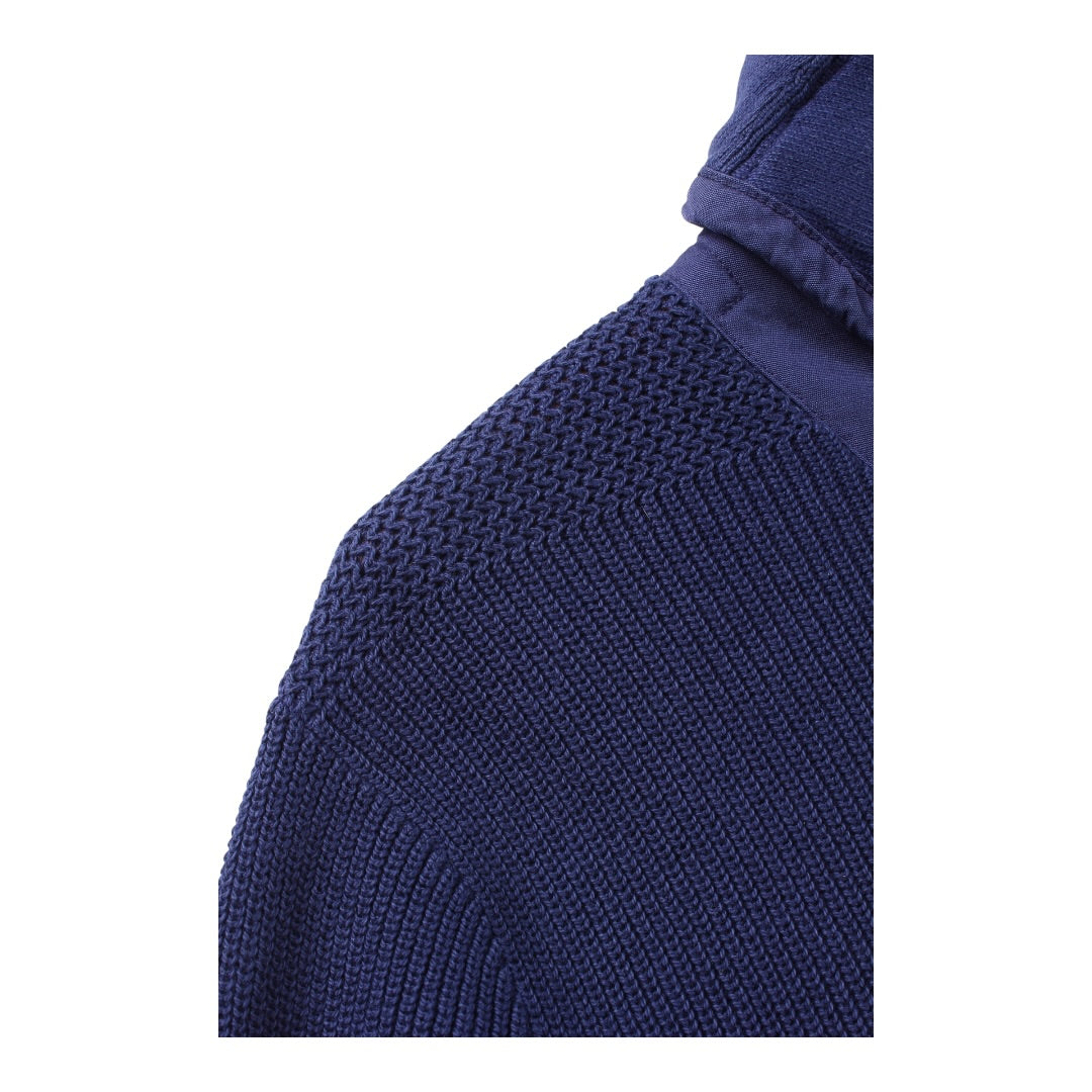 Polo Ralph Lauren nautical cotton shawl neck sweater large