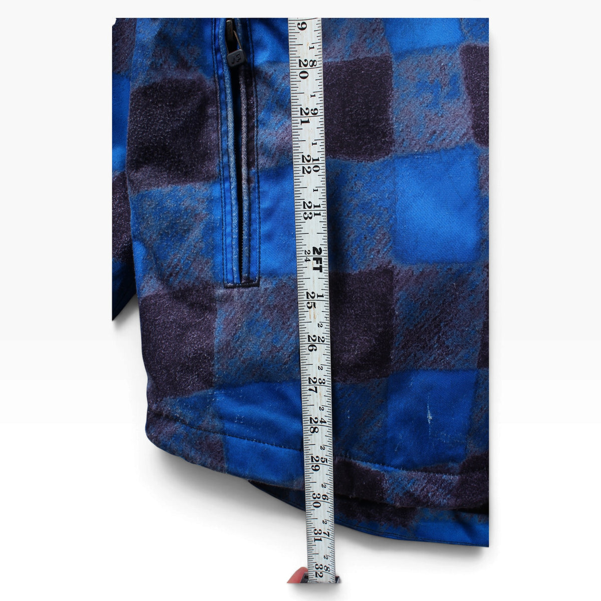 2009 Analog Hooded plaid jacket large