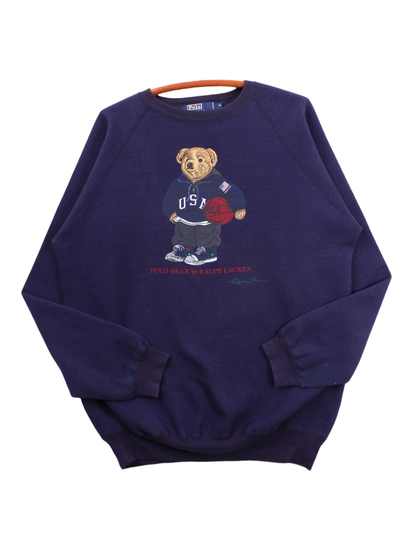 90s Polo Ralph Lauren ball bear crewneck large