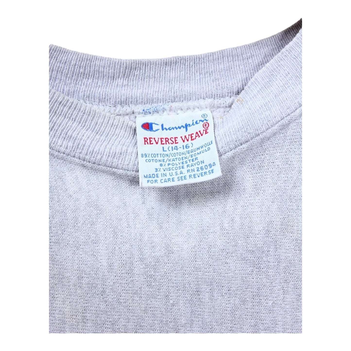 90s Champion reverse weave kids large point sebago