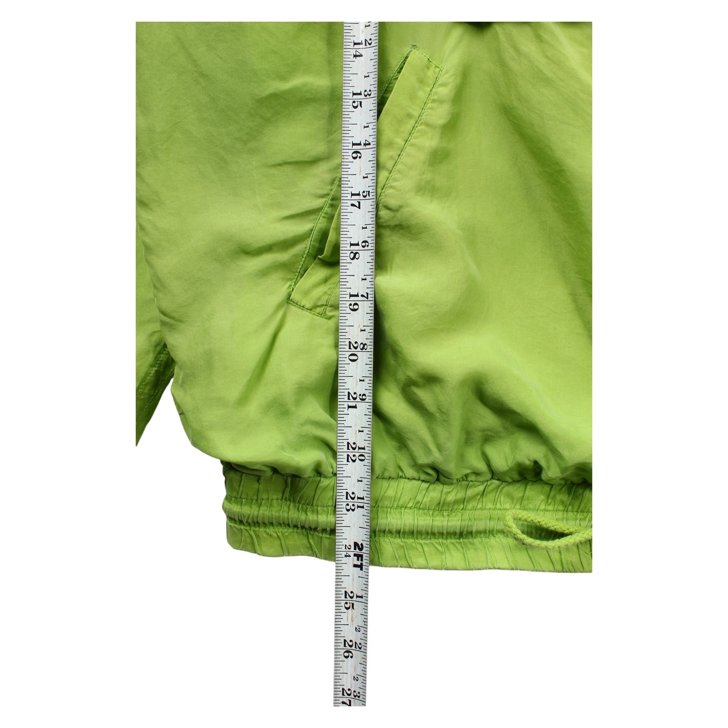 Silk pullover jacket large