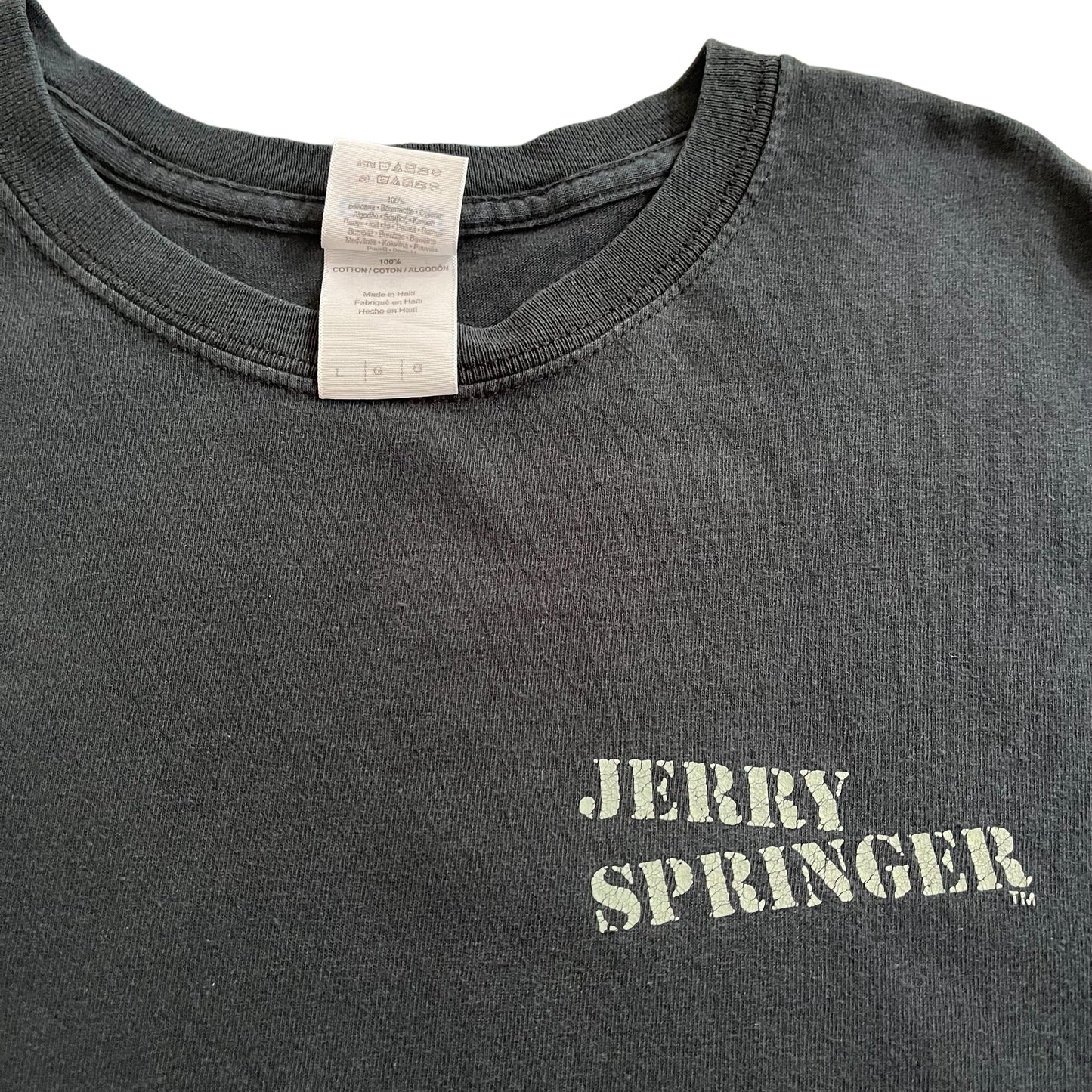 Jerry Springer tee large