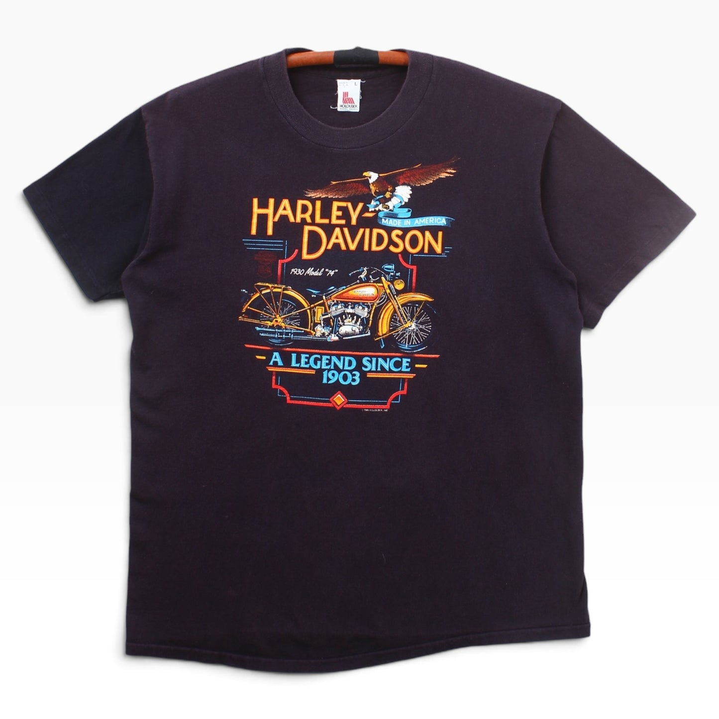 80s harley davidson tee bobs harvard S/M