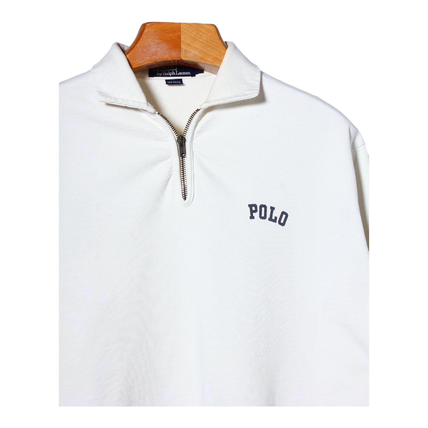 90s Polo Ralph Lauren 1/4 zip cotton Small