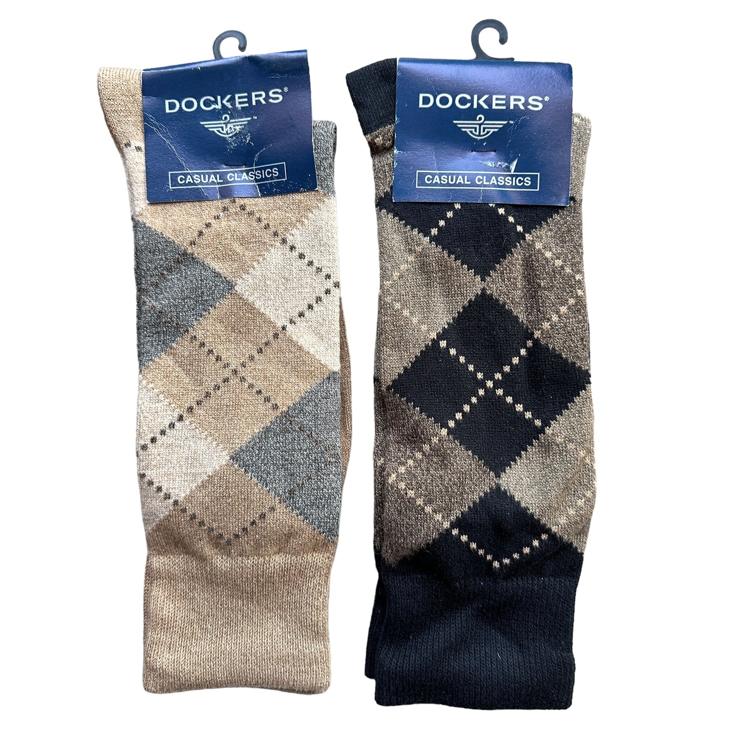 90s Dockers Argyle socks 8-12