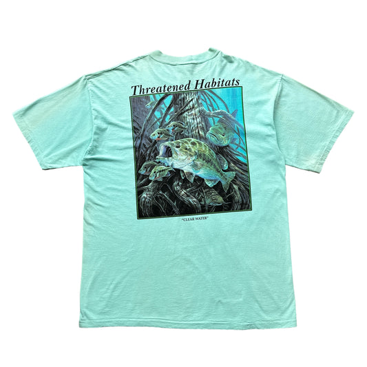 90s bass threatened habitats artwear tee XL