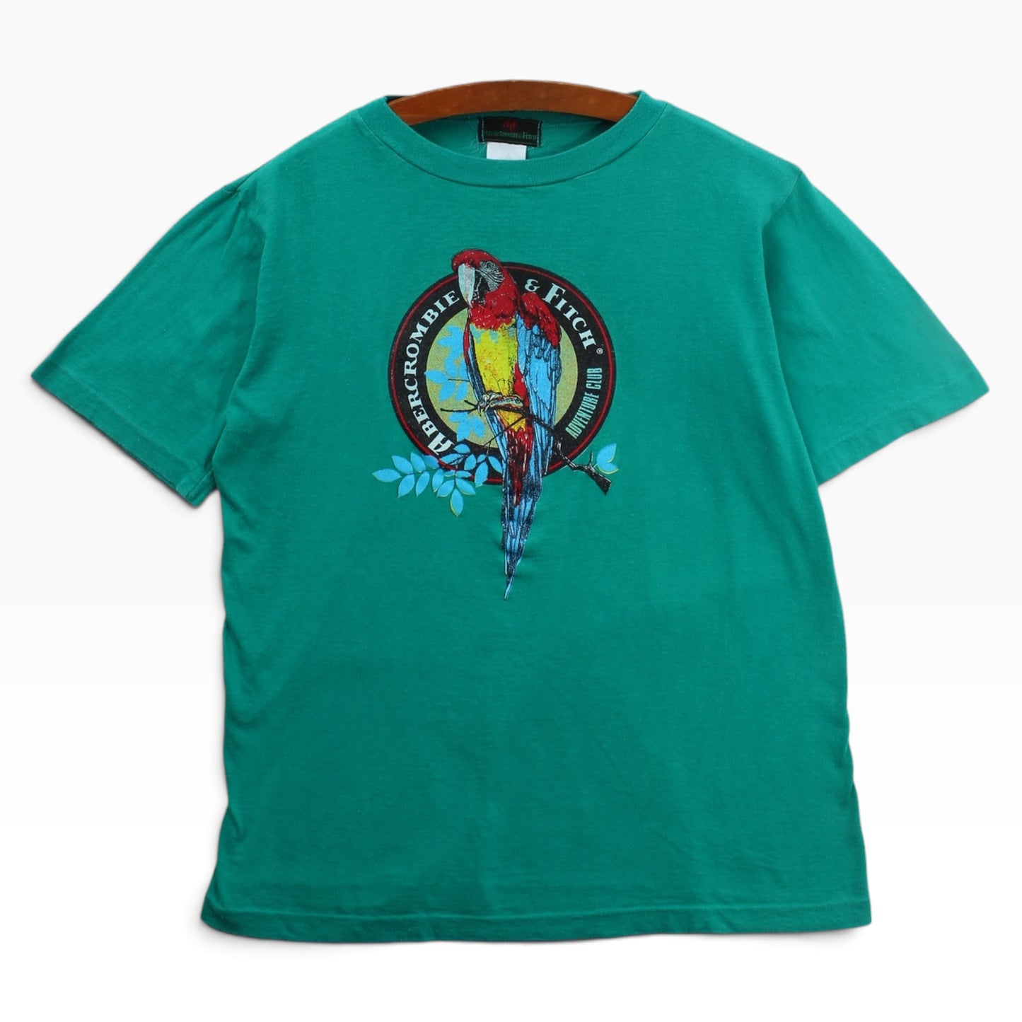 80s Abercrombie & fitch parrot tee medium