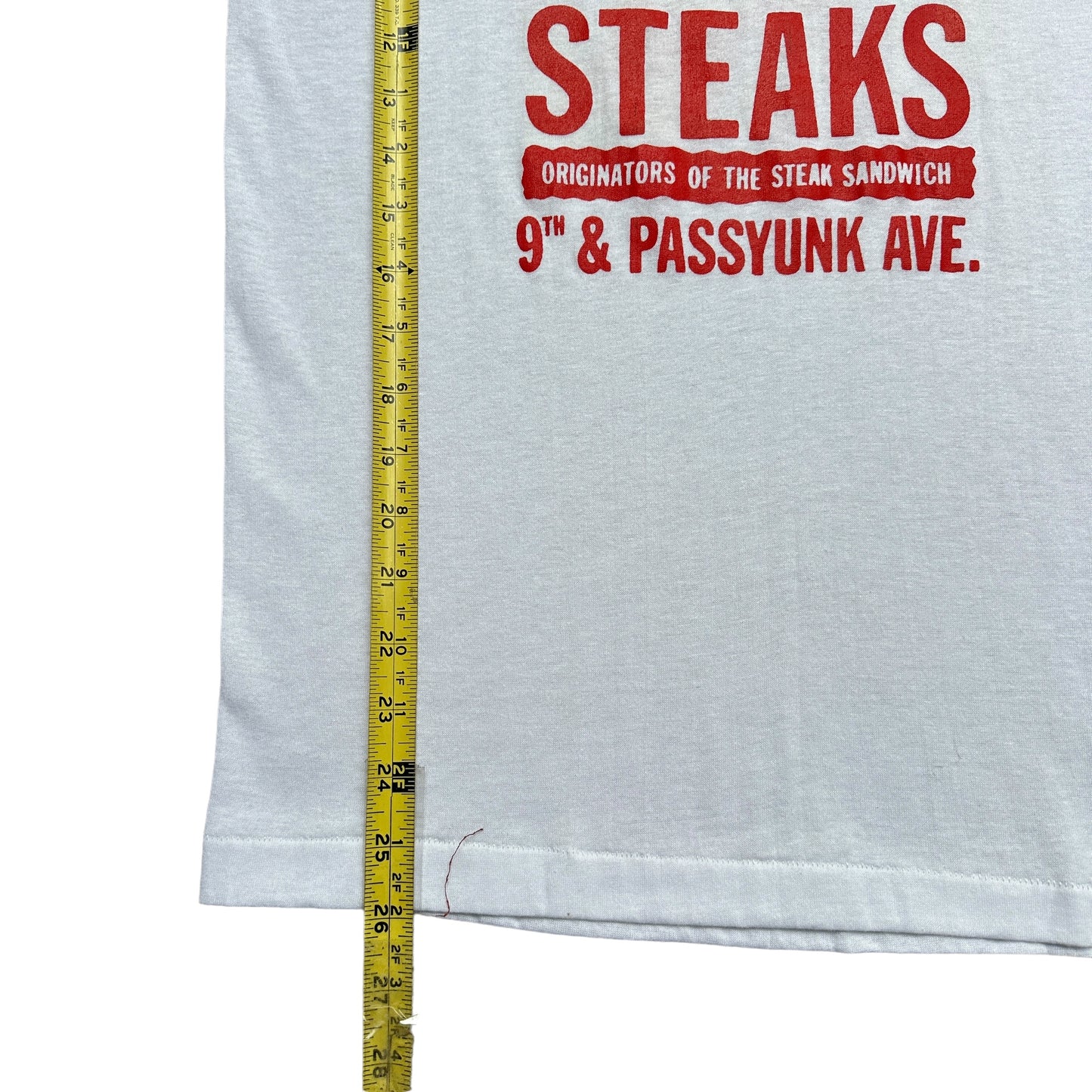 80s Pats steaks best of philly tee Small