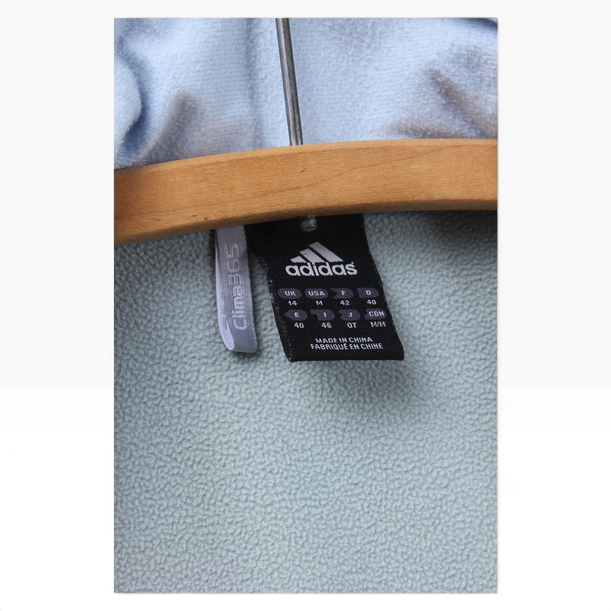 2000s Adidas clima 365 fleece jacket Small