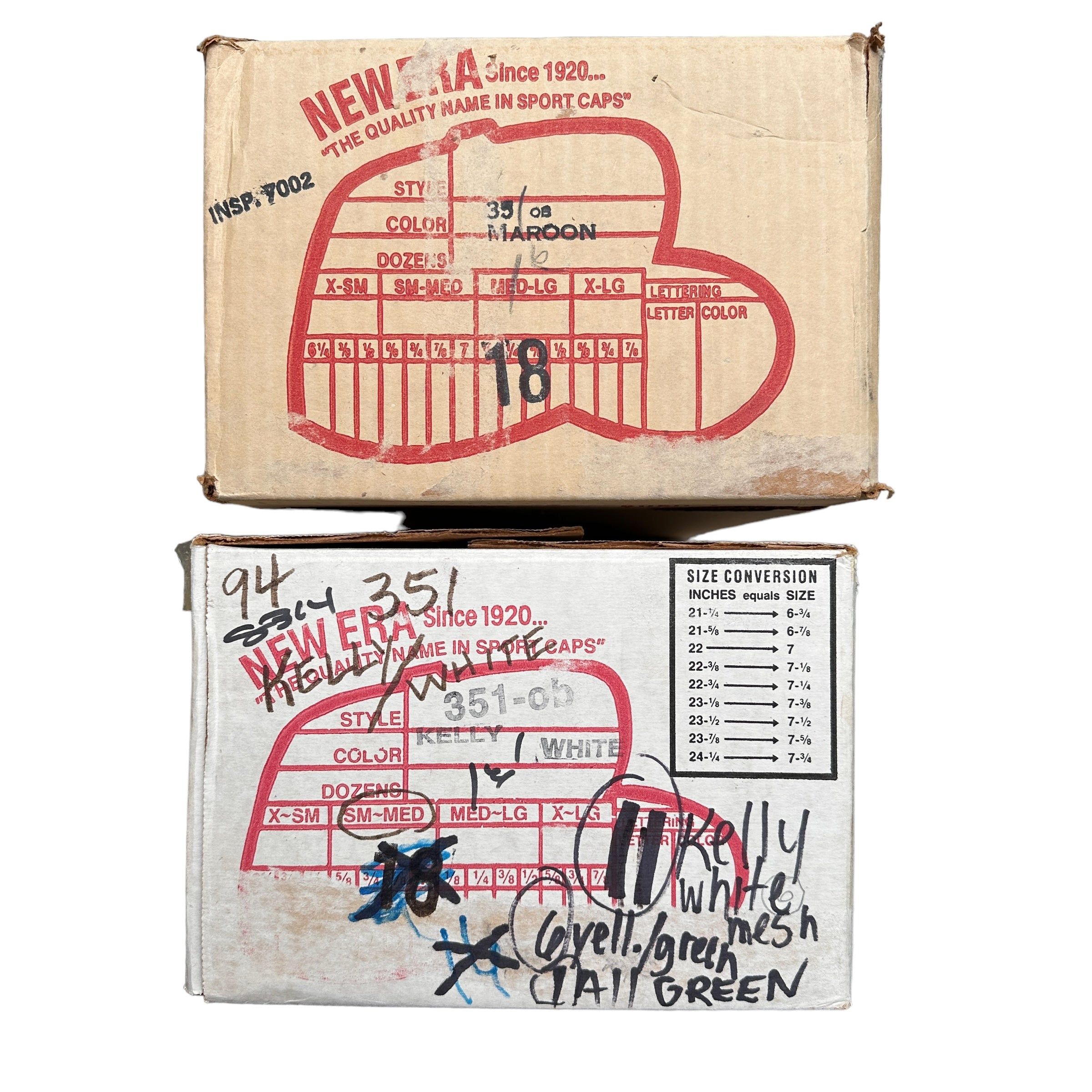 80s New era hat boxes – Vintage Sponsor