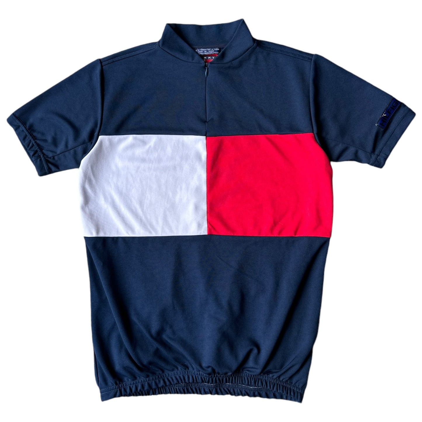 90s Tommy Hilfiger bike jersey Small