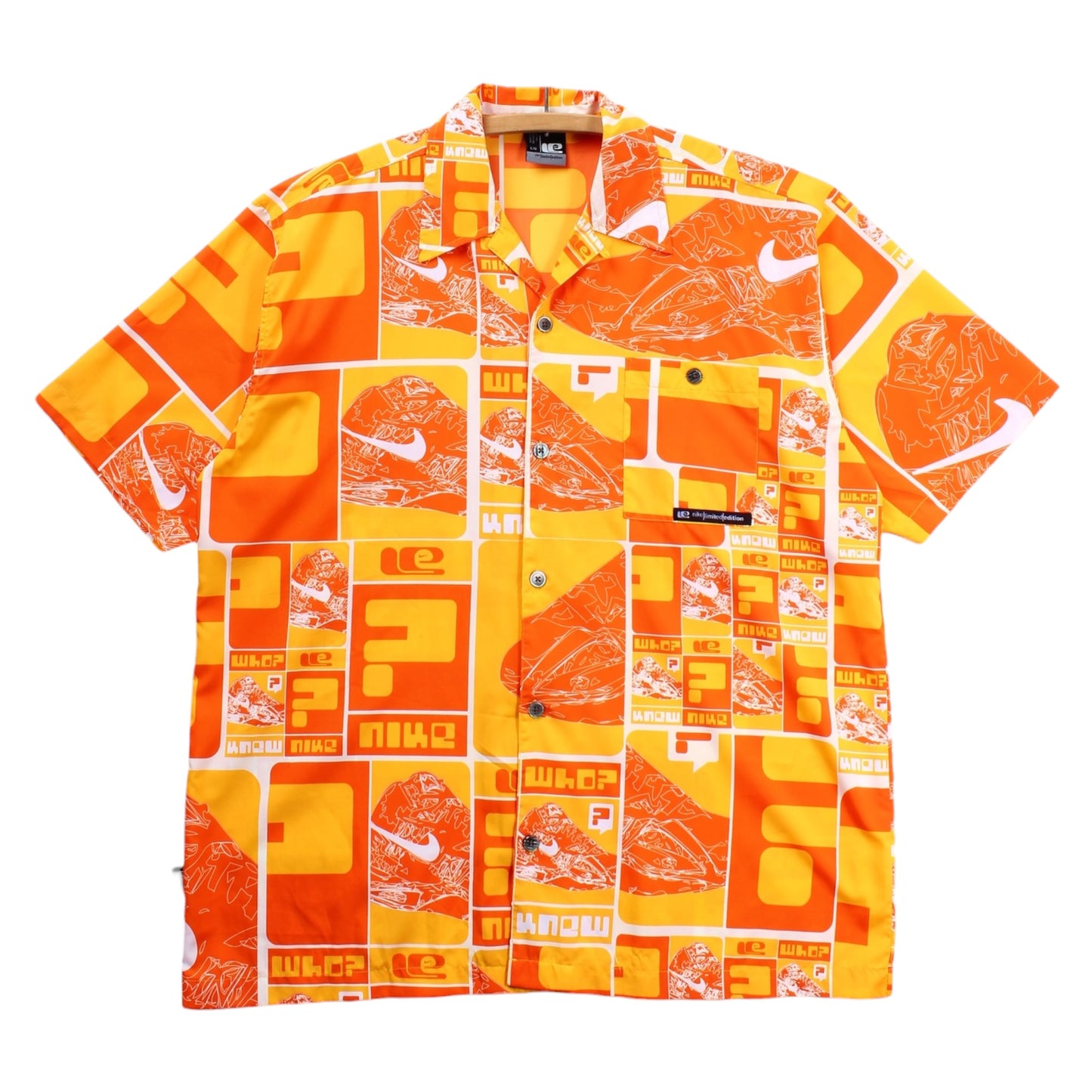 2000s Nike limited edition button up shirt XXL