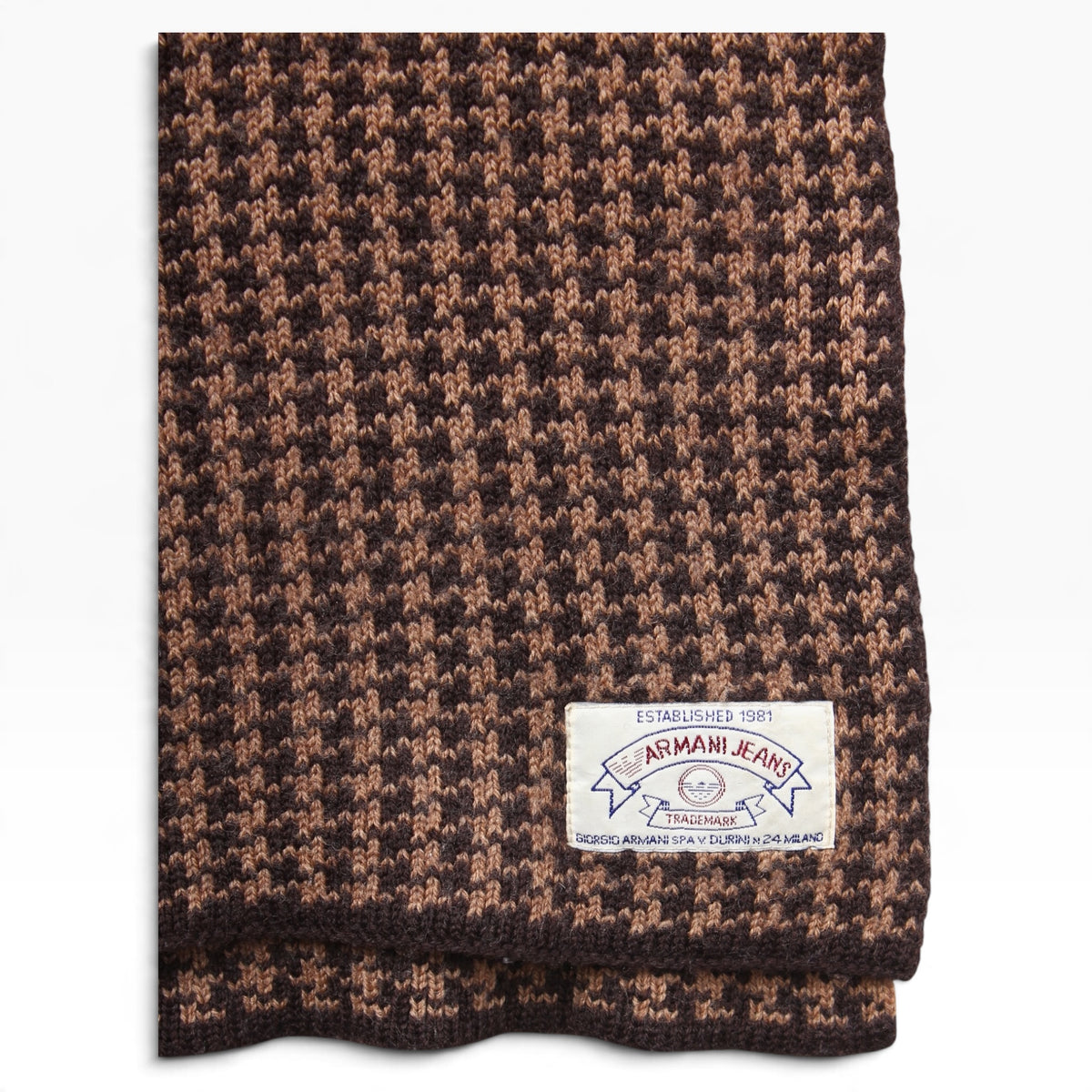 Armani jeans wool scarf