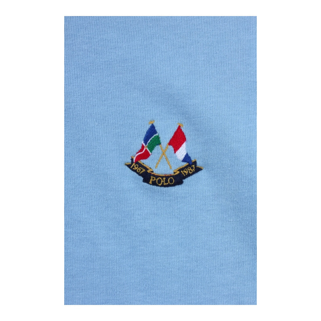1987 Polo Ralph Lauren cross flags rugby large fit
