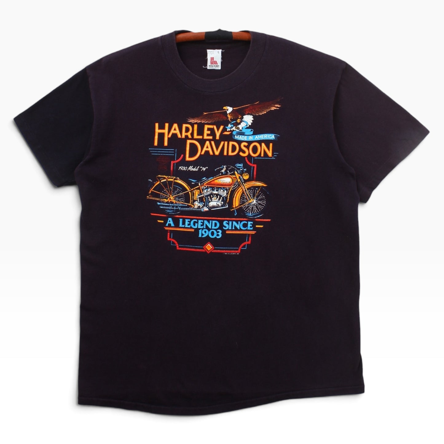 80s harley davidson tee bobs harvard S/M
