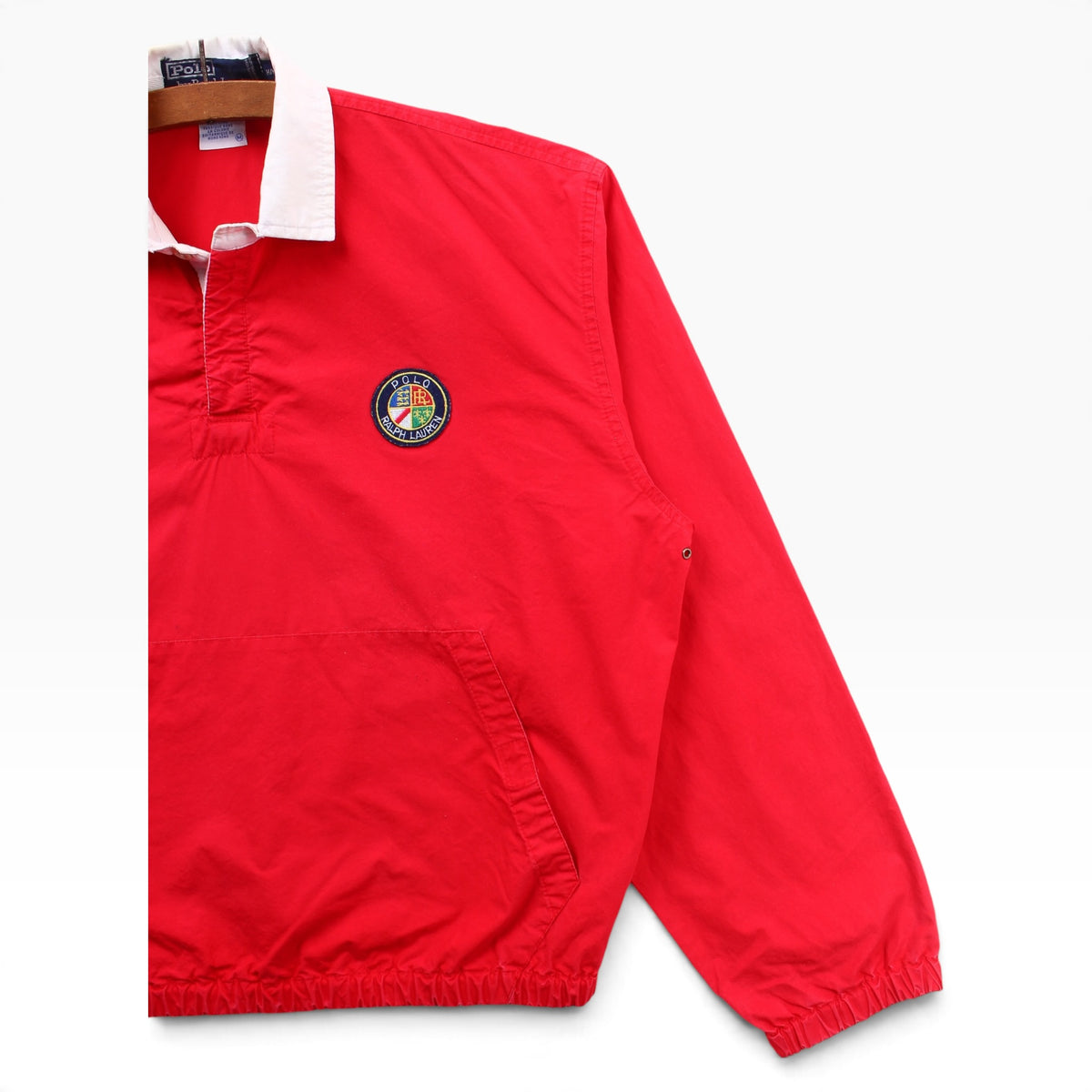 90s Polo Ralph Lauren cookie rugby wind shirt medium