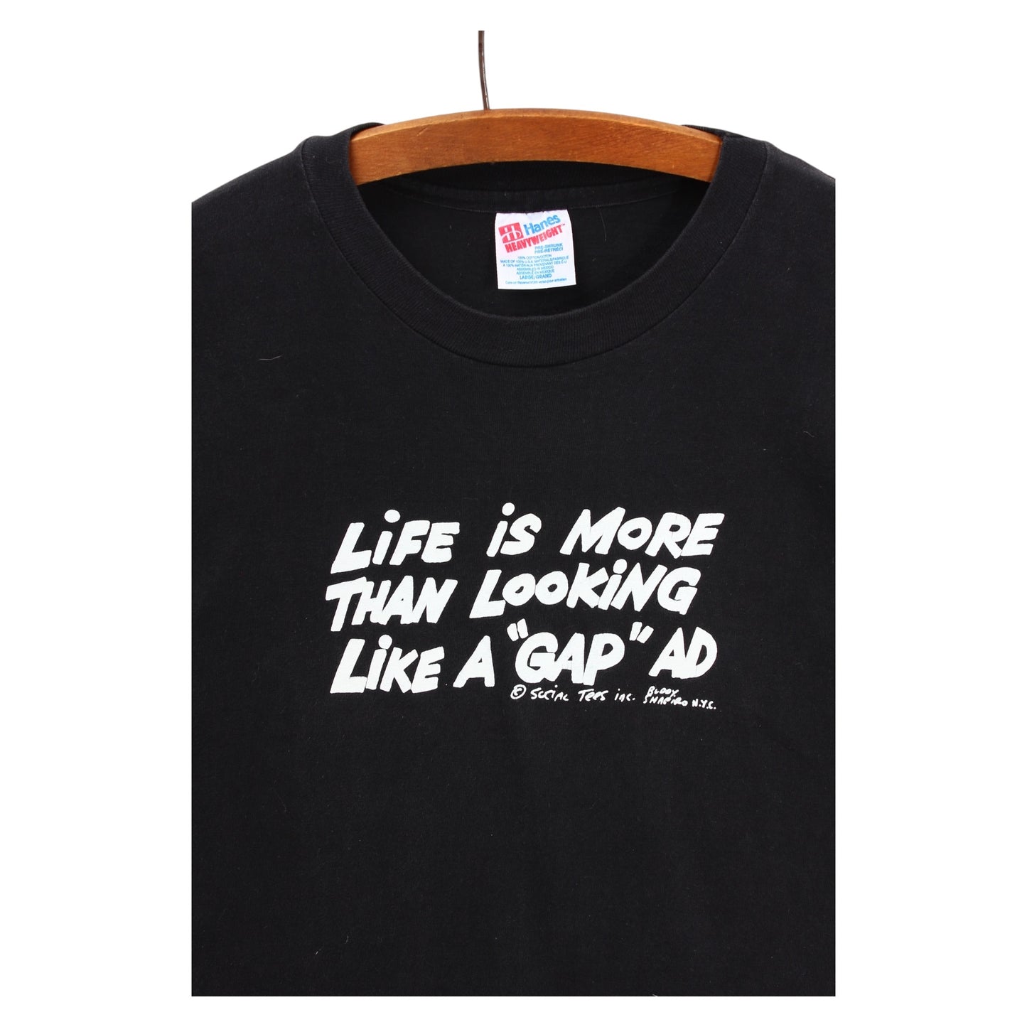 90s Gap ad tee large