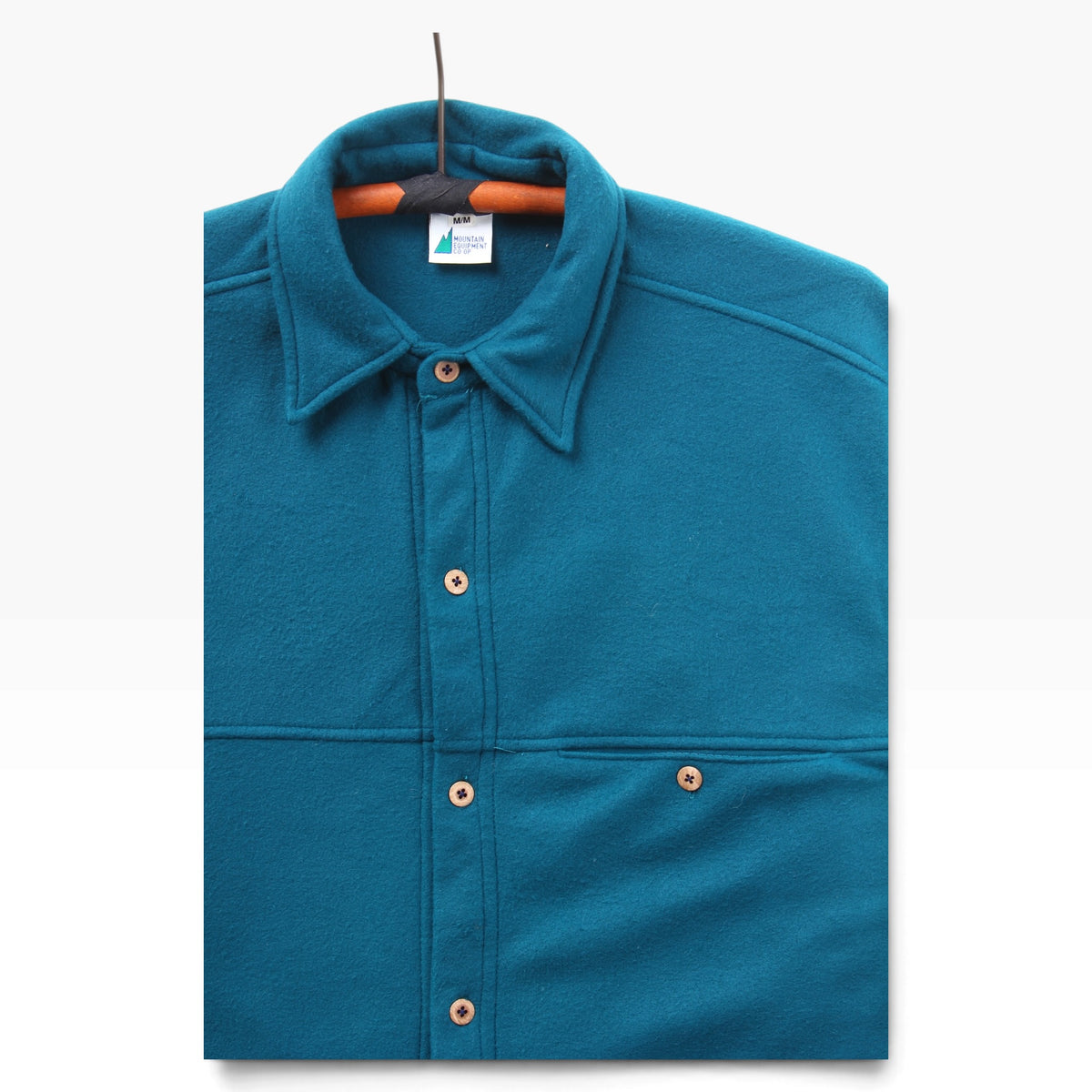 90s MEC polartec fleece button up shirt medium