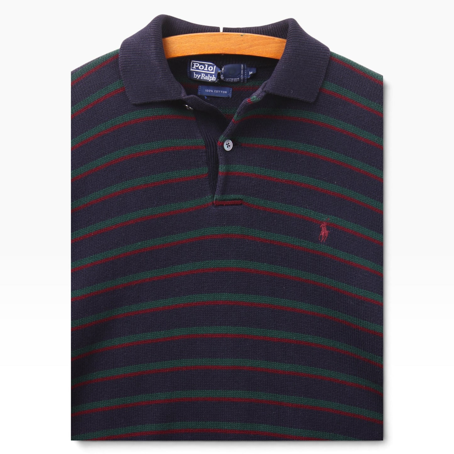 90s Polo Ralph Lauren cotton polo sweater S/M