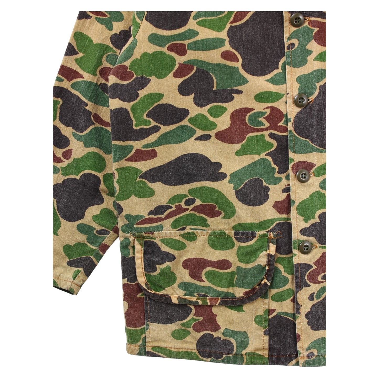 80s Duck camo shirt jacket Small