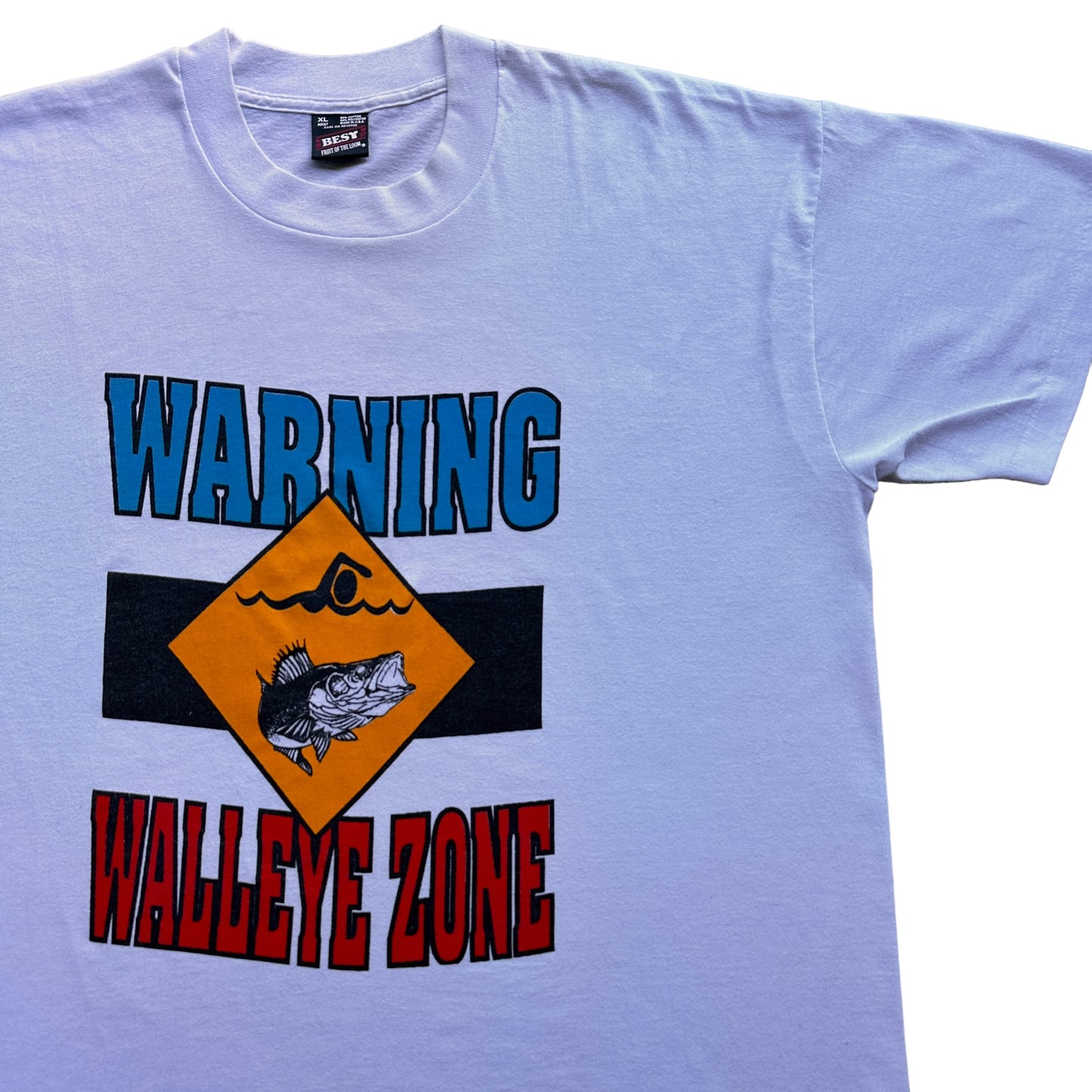 90s Walleye zone tee - Extra Large