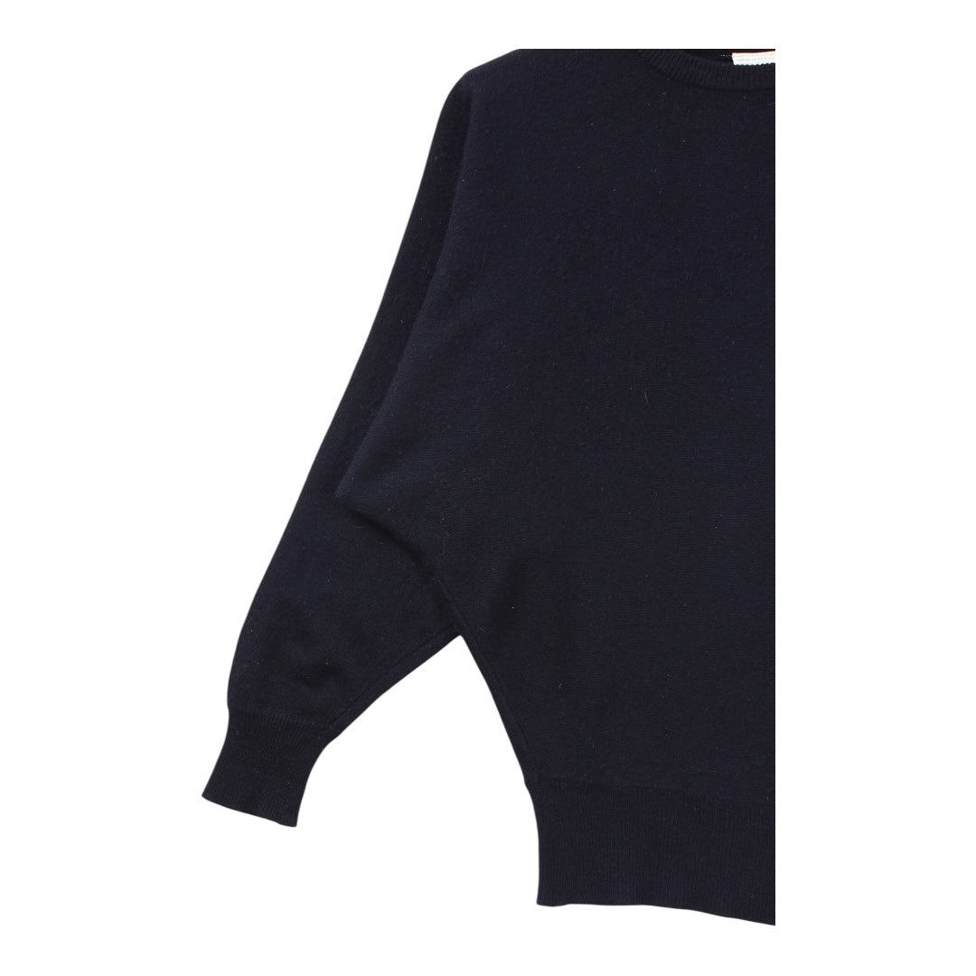 80s Batwing sweater angora/lambswool sweater Medium