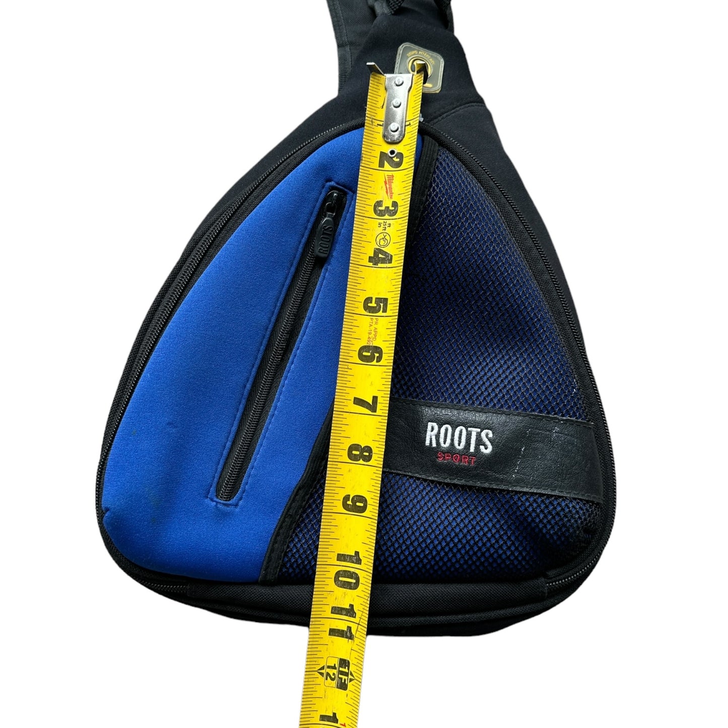 Y2K Roots padded sling pack.