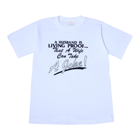 90s Husband is a joke tee medium