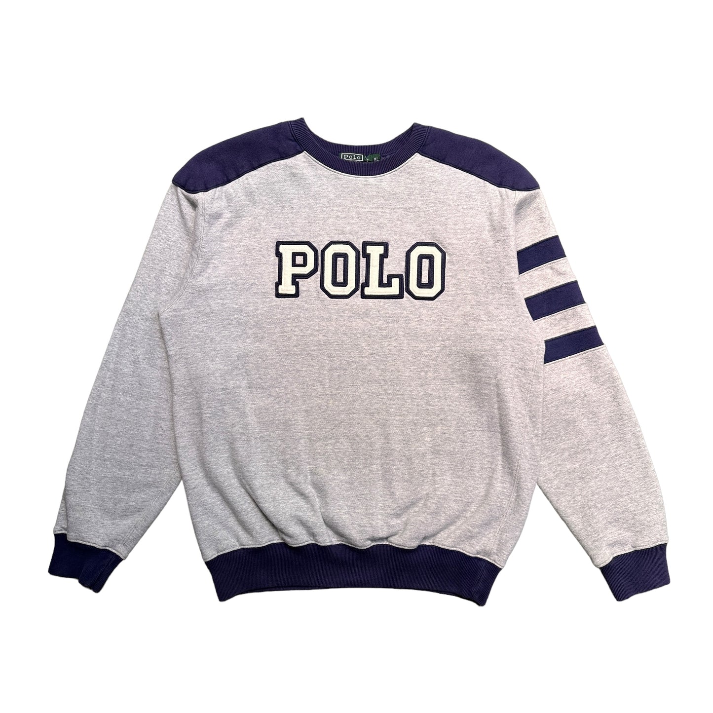 90s Polo spellout crewneck medium